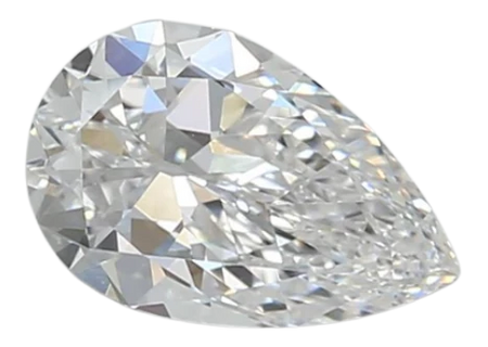 0.94 Carat D VVS2 Pear Lab Diamond