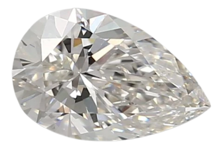 0.94 Carat E VVS2 Pear Lab Diamond