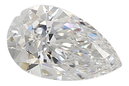 0.95 Carat D VVS2 Pear Lab Diamond