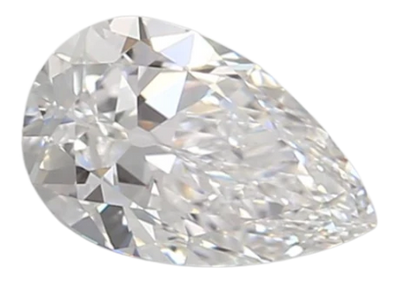 0.95 Carat D VVS2 Pear Lab Diamond