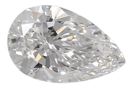 0.95 Carat D VVS2 Pear Lab Diamond