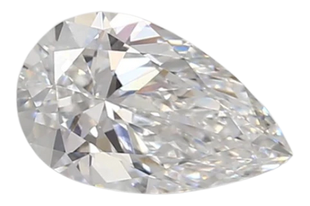 0.95 Carat D VVS2 Pear Lab Diamond