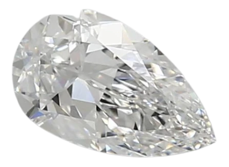 0.95 Carat D VVS2 Pear Lab Diamond