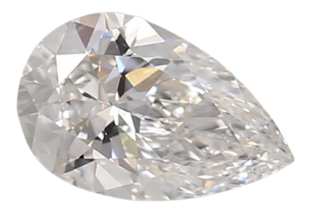 0.95 Carat D VVS2 Pear Lab Diamond
