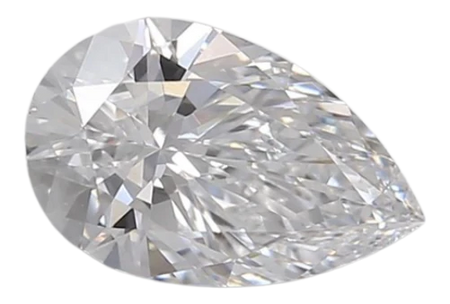 0.95 Carat D VVS2 Pear Lab Diamond