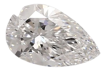 0.95 Carat D VVS2 Pear Lab Diamond
