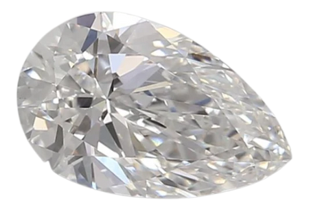 0.95 Carat E VVS2 Pear Lab Diamond
