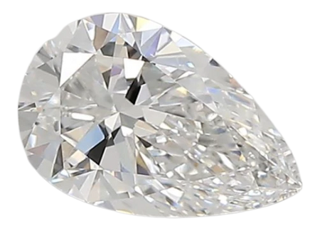 0.96 Carat D VVS1 Pear Lab Diamond