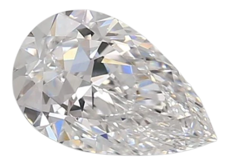 0.96 Carat D VVS2 Pear Lab Diamond
