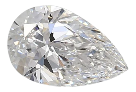 0.96 Carat D VVS2 Pear Lab Diamond