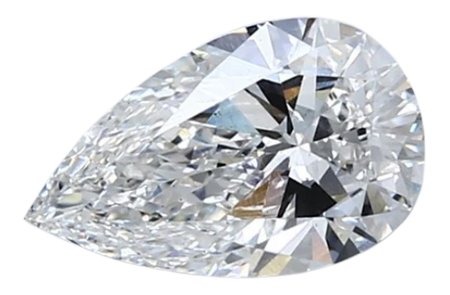 0.97 Carat F VS2 Pear Lab Diamond