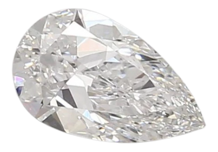 0.97 Carat D VVS2 Pear Lab Diamond