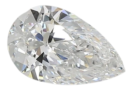 0.97 Carat D VVS2 Pear Lab Diamond