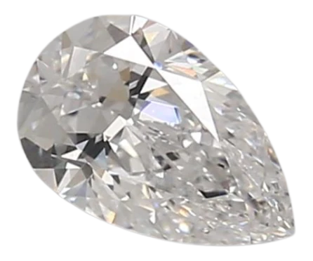 0.97 Carat D VVS2 Pear Lab Diamond