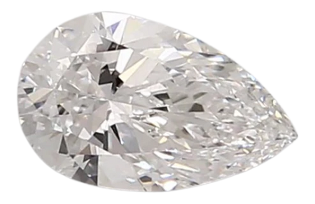 0.97 Carat D VVS2 Pear Lab Diamond