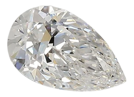 0.97 Carat E VVS2 Pear Lab Diamond