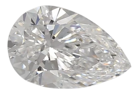 0.97 Carat E VVS2 Pear Lab Diamond