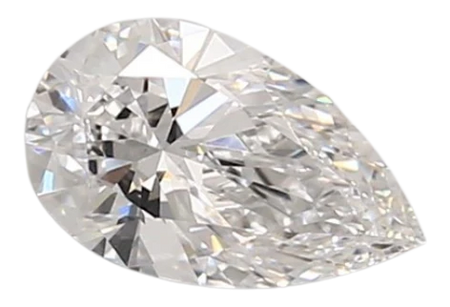 0.98 Carat D VVS2 Pear Lab Diamond