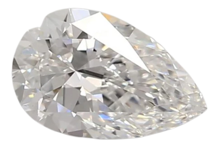 0.99 Carat D VVS2 Pear Lab Diamond
