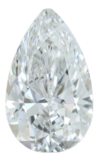 1.0 Carat E SI1 Pear Lab Diamond