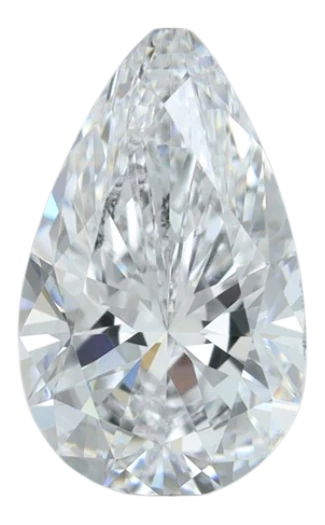 1.0 Carat E SI1 Pear Lab Diamond