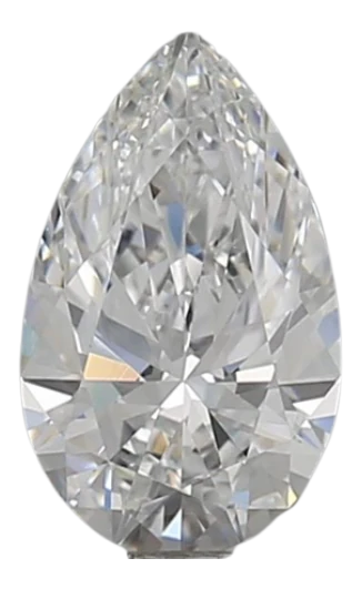 1.0 Carat E VS1 Pear Lab Diamond