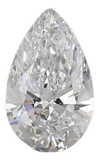 1.0 Carat D VVS2 Pear Lab Diamond
