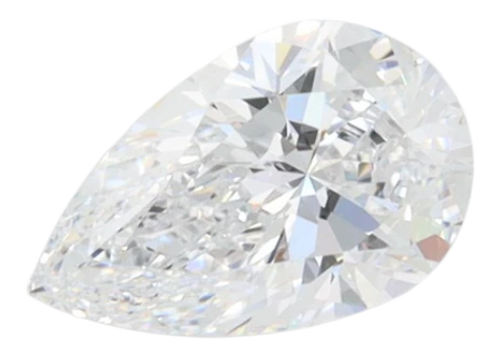 1.02 Carat D VVS2 Pear Lab Diamond
