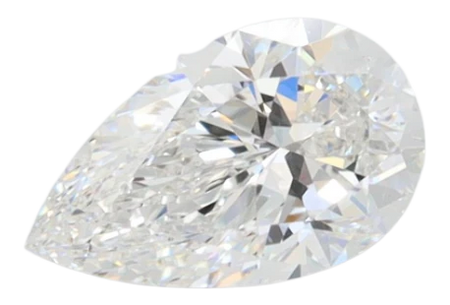1.03 Carat E VVS2 Pear Lab Diamond