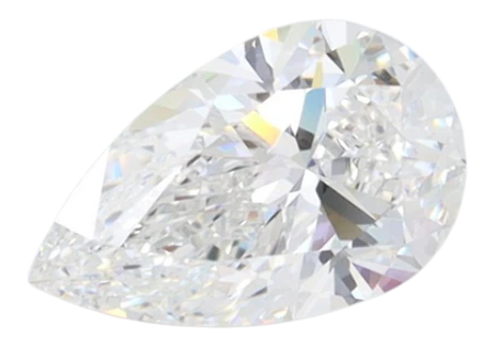 1.03 Carat E VVS2 Pear Lab Diamond