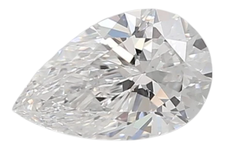 1.04 Carat E VVS2 Pear Lab Diamond