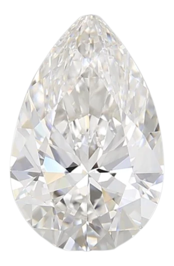 1.08 Carat F VVS2 Pear Lab Diamond