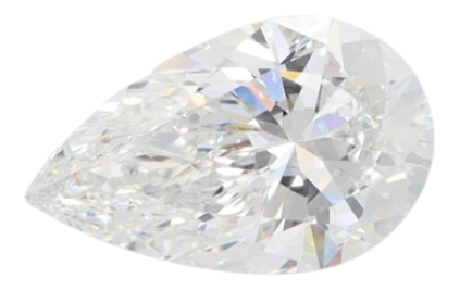 1.1 Carat E VS1 Pear Lab Diamond