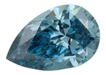 1.14 Carat Blue VS2 Pear Lab Diamond