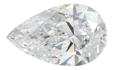 1.28 Carat D IF Pear Lab Diamond