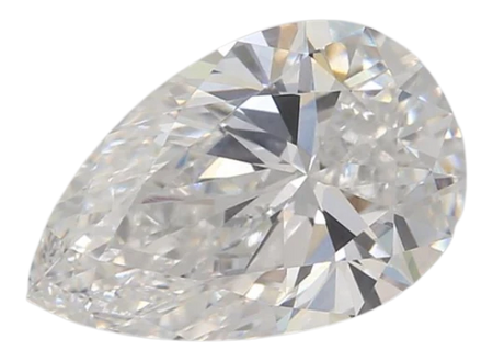 1.54 Carat D VVS1 Pear Lab Diamond