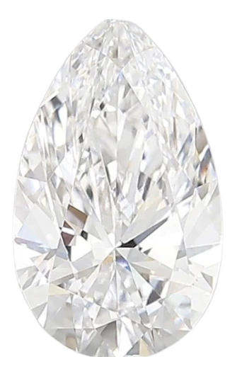 1.55 Carat D VVS1 Pear Lab Diamond