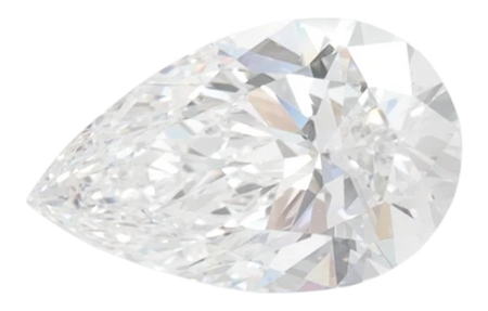 1.56 Carat D VVS2 Pear Lab Diamond