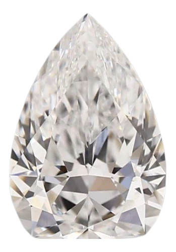 1.59 Carat D VVS1 Pear Lab Diamond