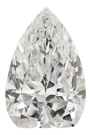 1.61 Carat D VVS1 Pear Lab Diamond