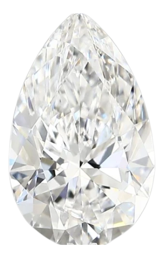 1.62 Carat D VVS1 Pear Lab Diamond