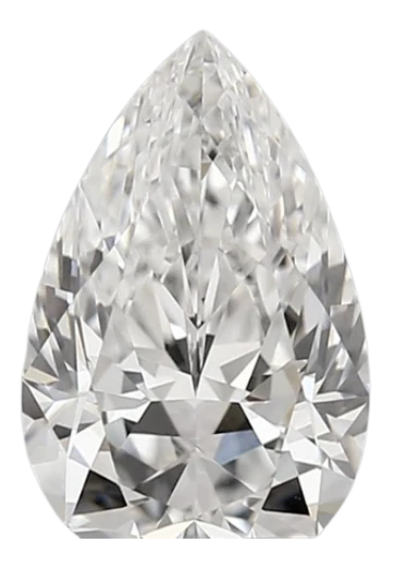 1.64 Carat D VVS1 Pear Lab Diamond