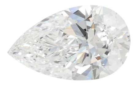 1.77 Carat D VVS1 Pear Lab Diamond