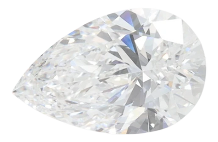 1.78 Carat D VVS1 Pear Lab Diamond