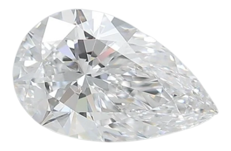1.78 Carat D VVS2 Pear Lab Diamond