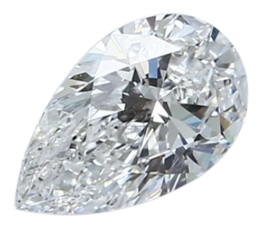 1.85 Carat D VVS2 Pear Lab Diamond