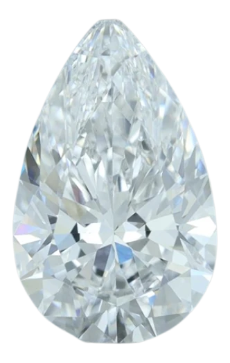 2.01 Carat E VVS2 Pear Lab Diamond