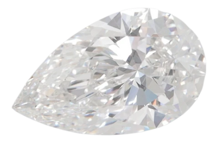 2.03 Carat E VVS2 Pear Lab Diamond