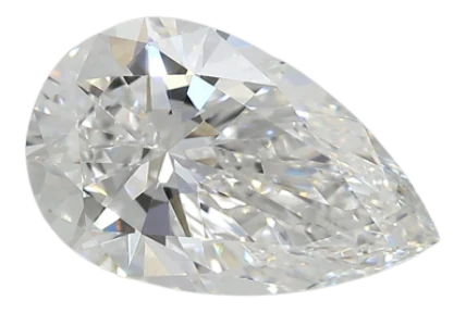 2.07 Carat D VVS2 Pear Lab Diamond