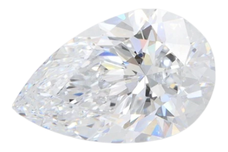 2.07 Carat E VVS2 Pear Lab Diamond